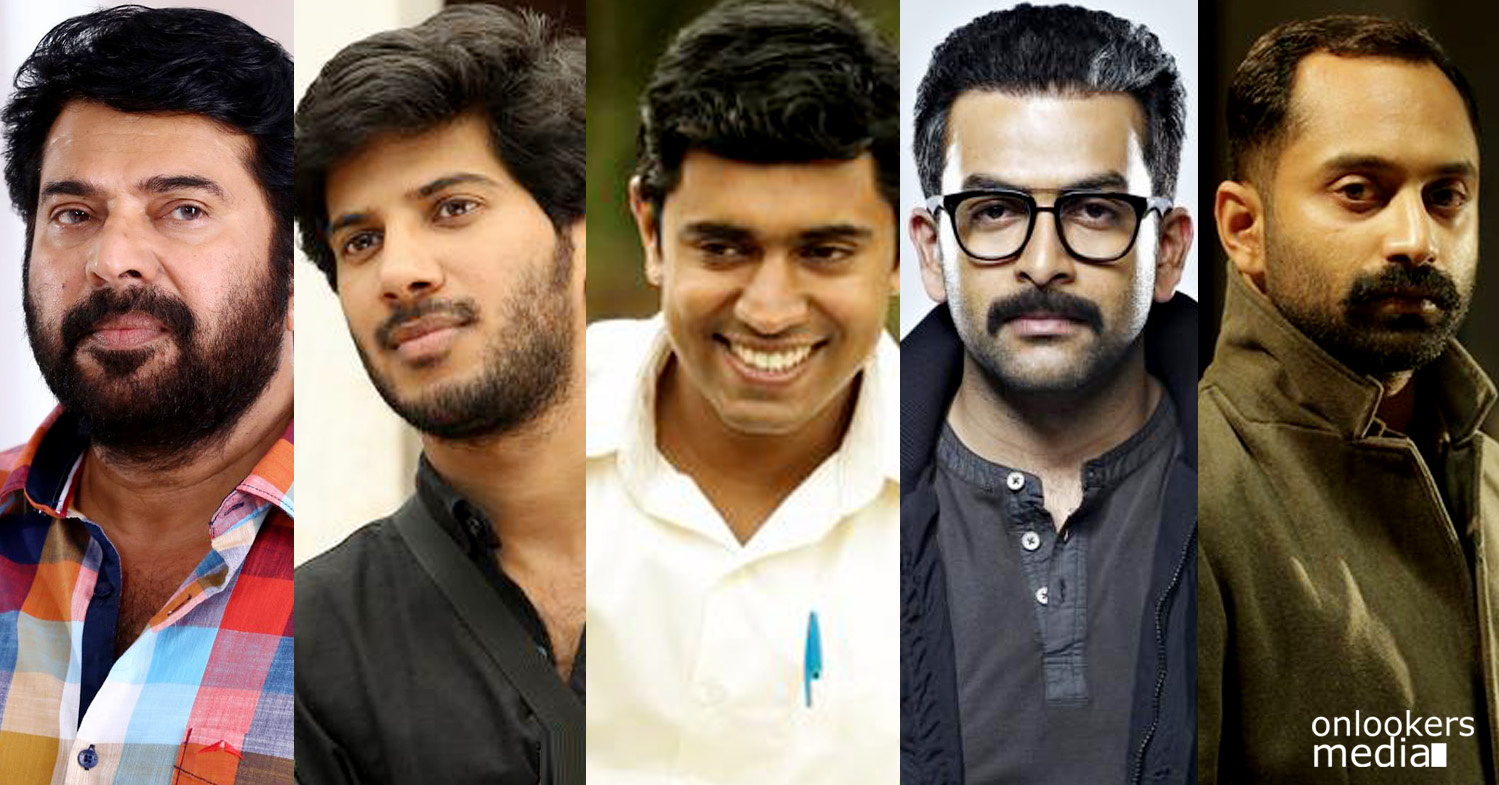 SIIMA Awards-Mammootty, Nivin Pauly, Prithviraj and Fahad Fazil in nomination-Onlookers Media
