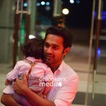 Asif Ali with wife Zama and Son Adam Asif Ali at Kohinoor audio launch function