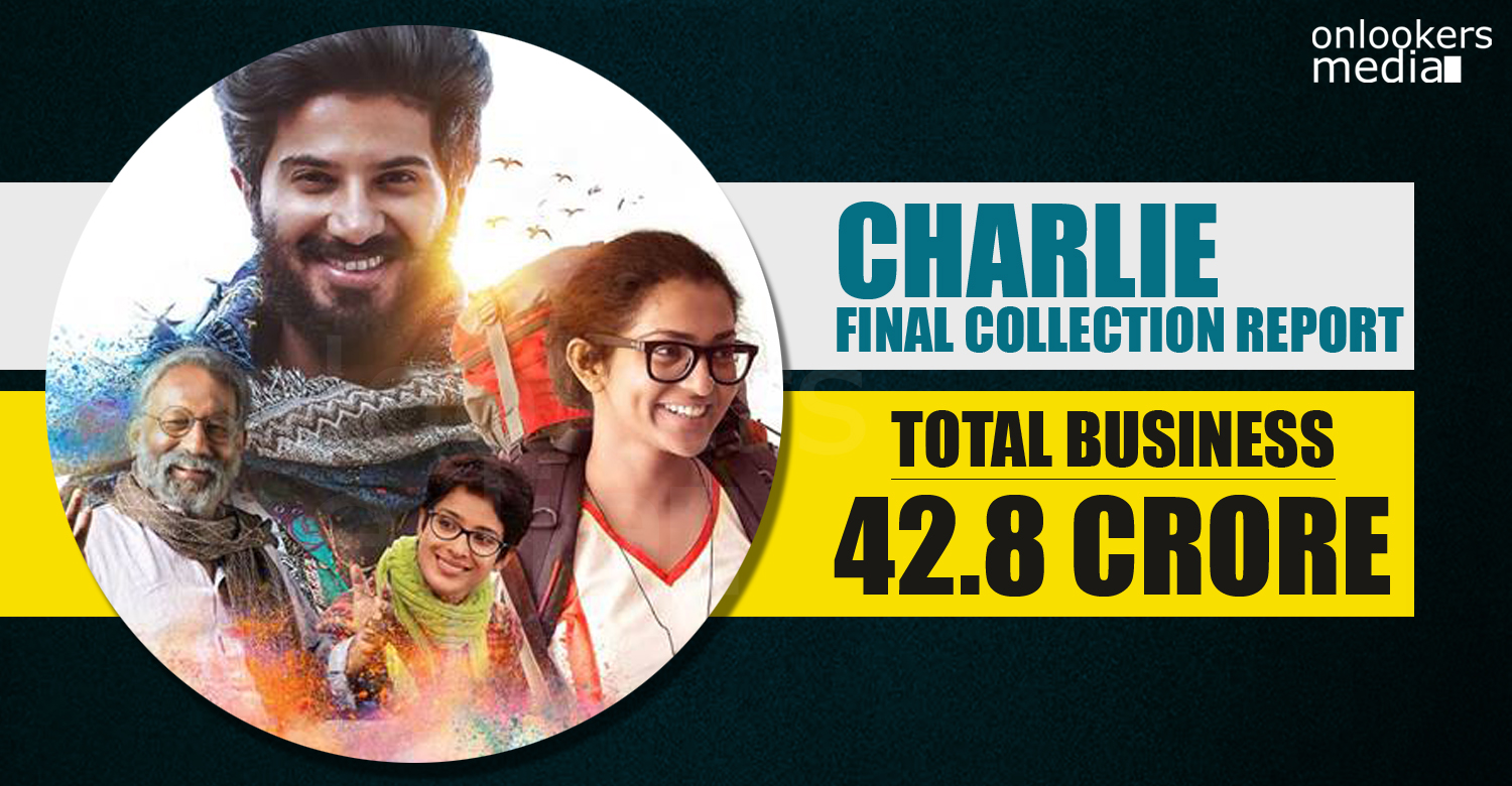 Charlie total Collection report , charlie total business, charlie 40 crore collection, top grossing malayalam movie, dulquer hit movie, malayalam movie box office collection reports