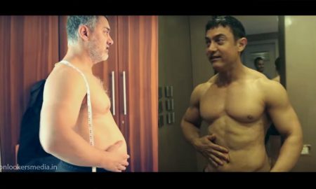Aamir Khan, dangal, aamir khan body six pack, latest bollywood news, dangal movie stills, aamir khan body building vide
