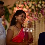 Dhyan Sreenivasan Wedding Reception, Dhyan Sreenivasan marriage, Dhyan Sreenivasan wife arpita Sebastian, Dhyan Sreenivasan family, vineeth sreenivasan, malayalam star wedding,