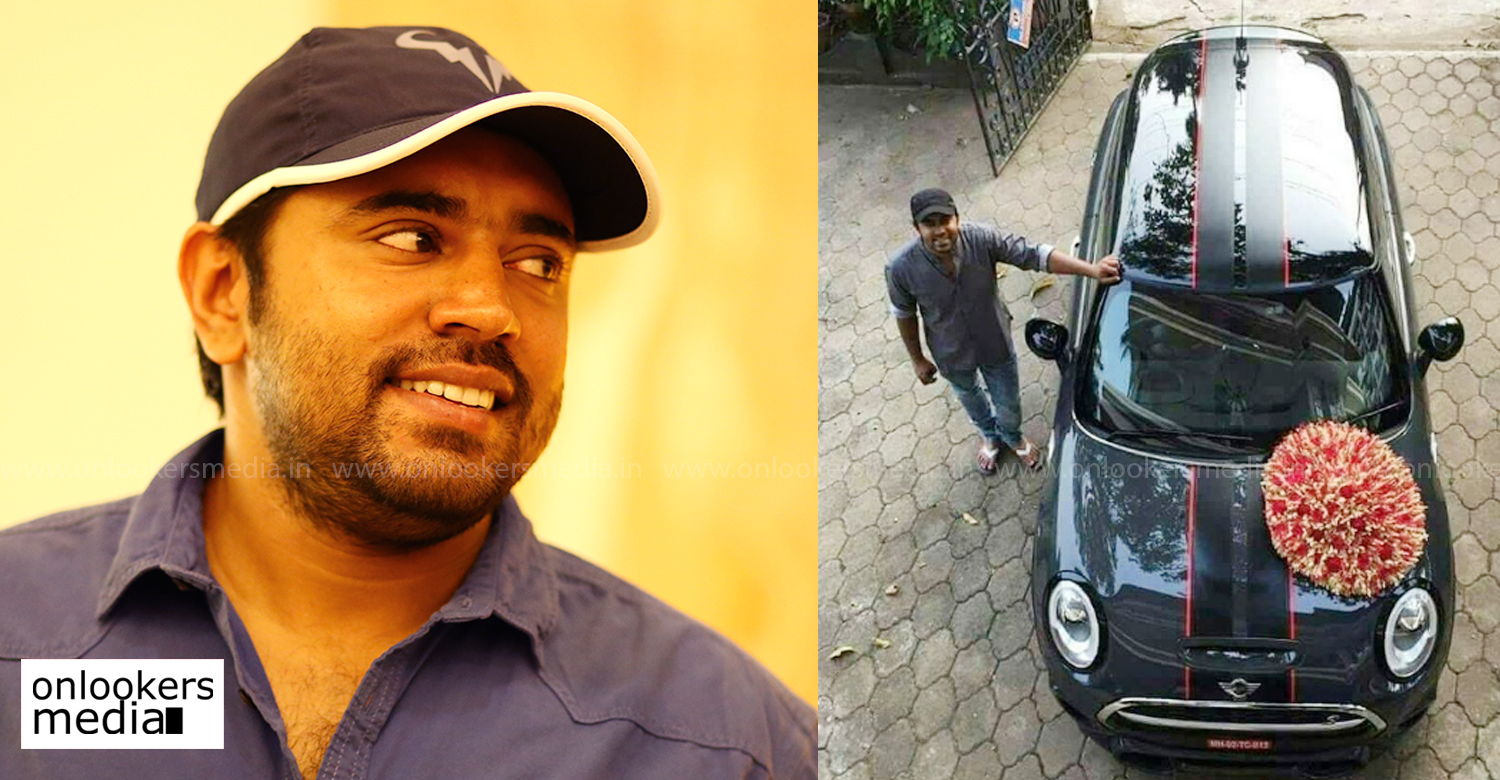 Nivin Pauly , Nivin Pauly new cars , Nivin Pauly new Mini Cooper, nivin wife Rinna ,nivin pauly daughter photos , Nivin Pauly son Dhaveedh , Dhaveedh cute pics