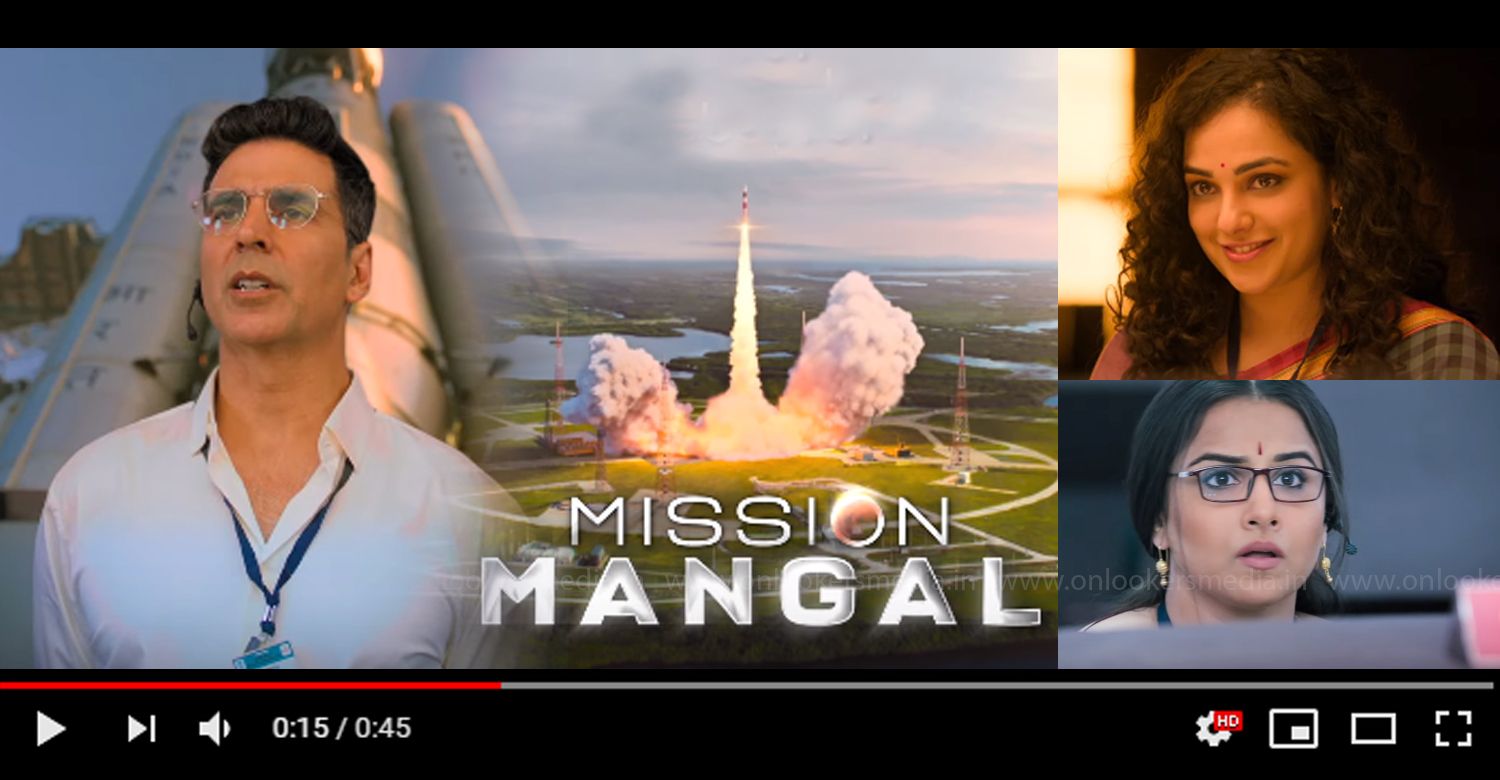 Mission Mangal,Mission Mangal official teaser,Mission Mangal teaser,Mission Mangal bollywood movie teaser,Akshay Kumar,Vidya Balan, Nithya Menen, Tapsee Pannu, Sonakshi Sinha, Sharman Joshi