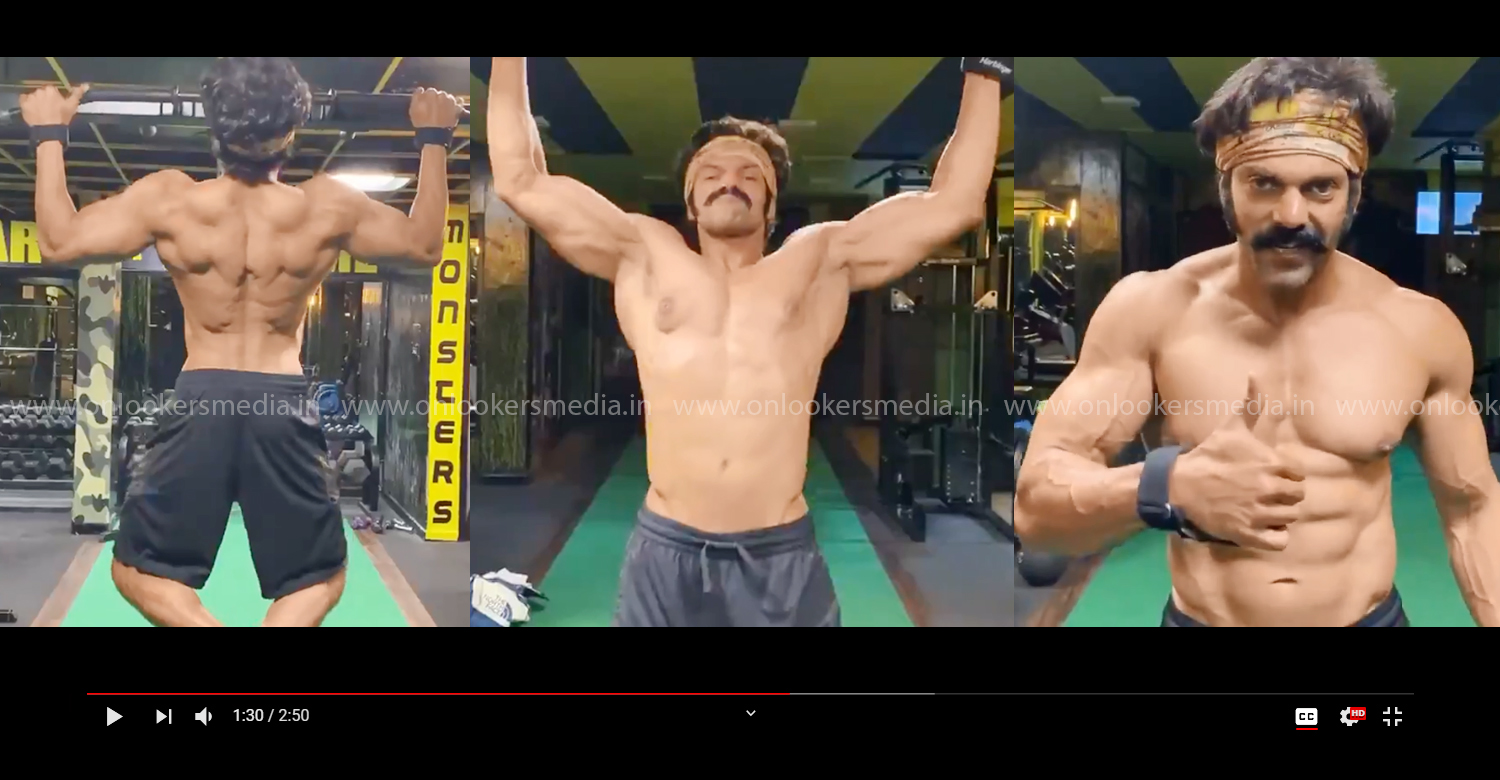 arya,arya boxing film,saleppata,arya workout video,tamil actor arya letest workout video,arya new workout video upcoming film