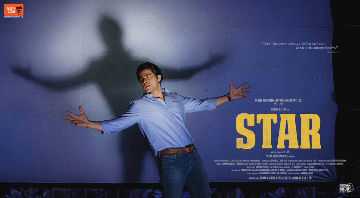 Harish Kalyan aces the SRK pose; Star third look poster out