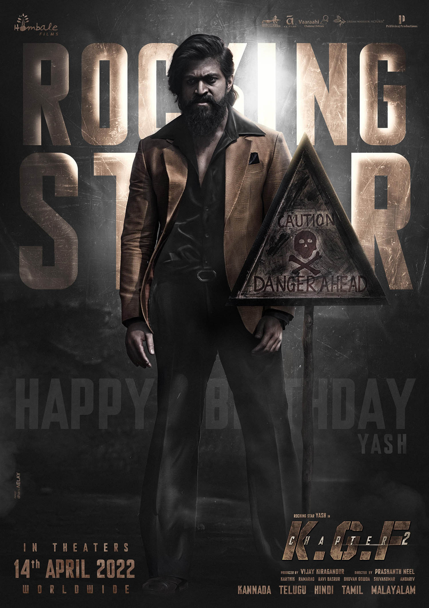 kgf 2 yash birthday special poster 2022,kgf 2 poster,kannada actor yash,kgf actor yash birthday,kgf 2 still,kgf 2 updates,latest south indian film news,kgf 2 release