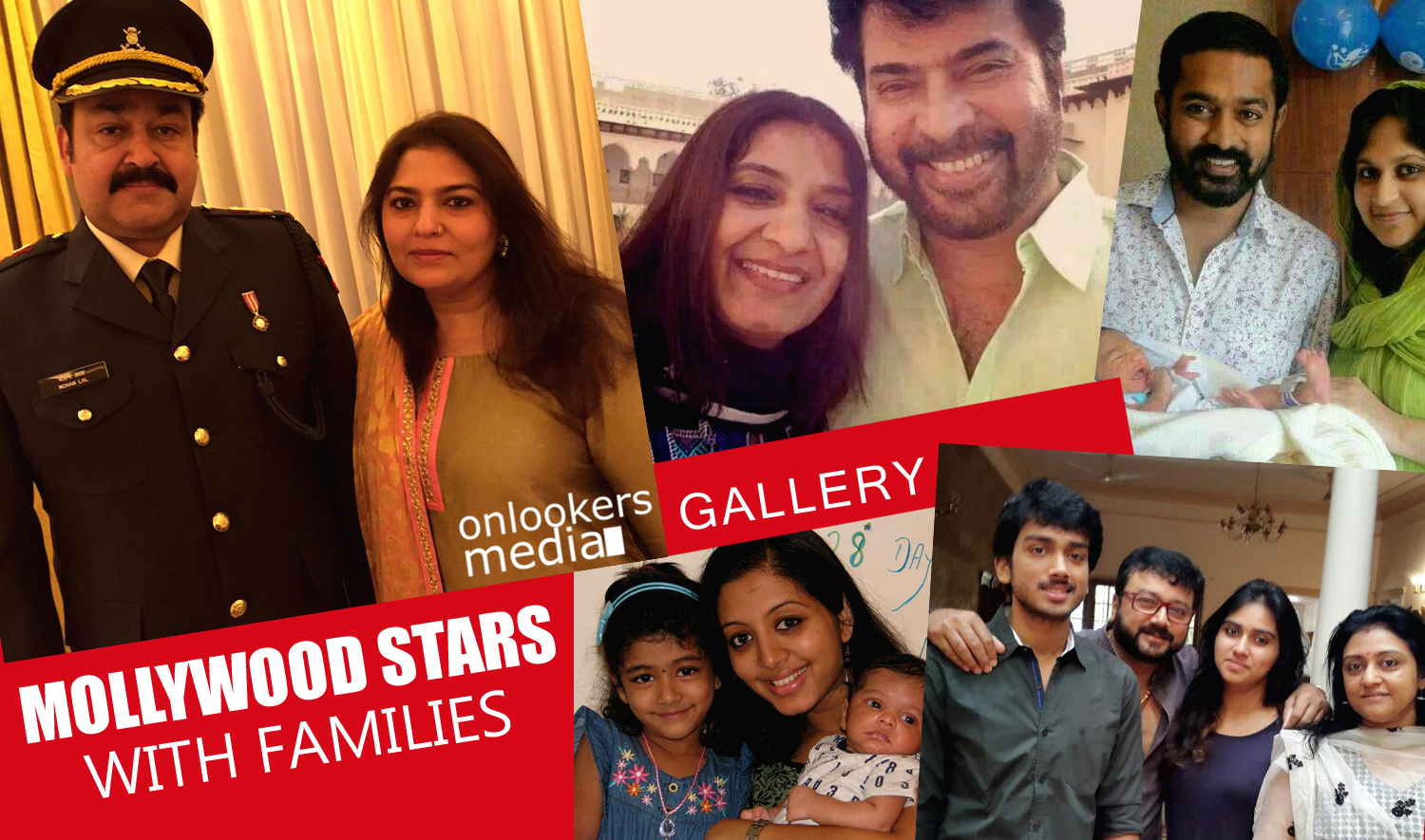 Mollywood Stars With Families-Onlookers Media-Gallery