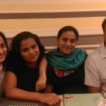 Namitha Pramod with family