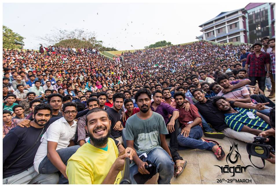 A selfie for the Limca book of world records -NIT Calicut-Ragam fest-Onlookers Media