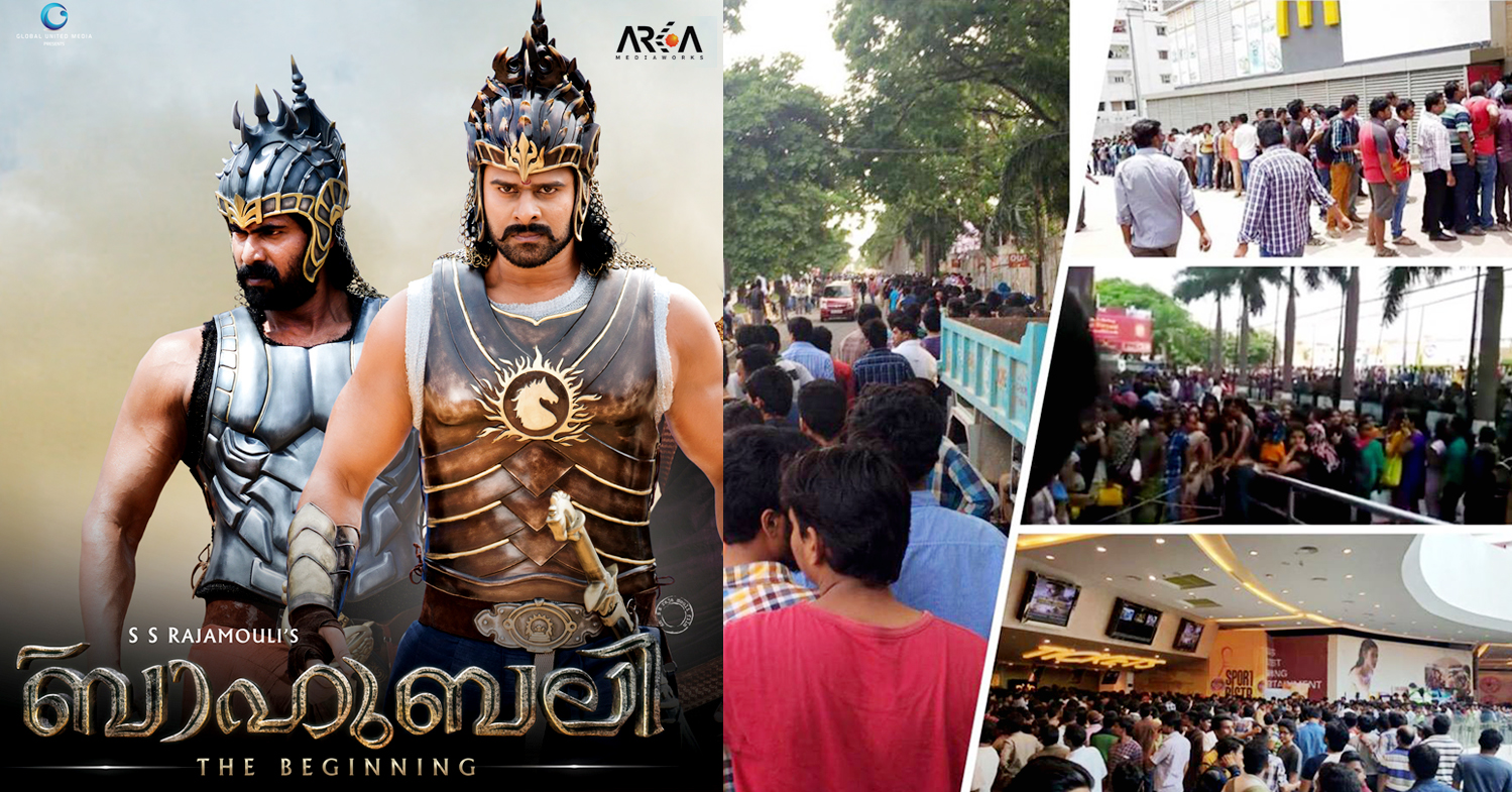 Baahubali started to make waves with advance booking itself