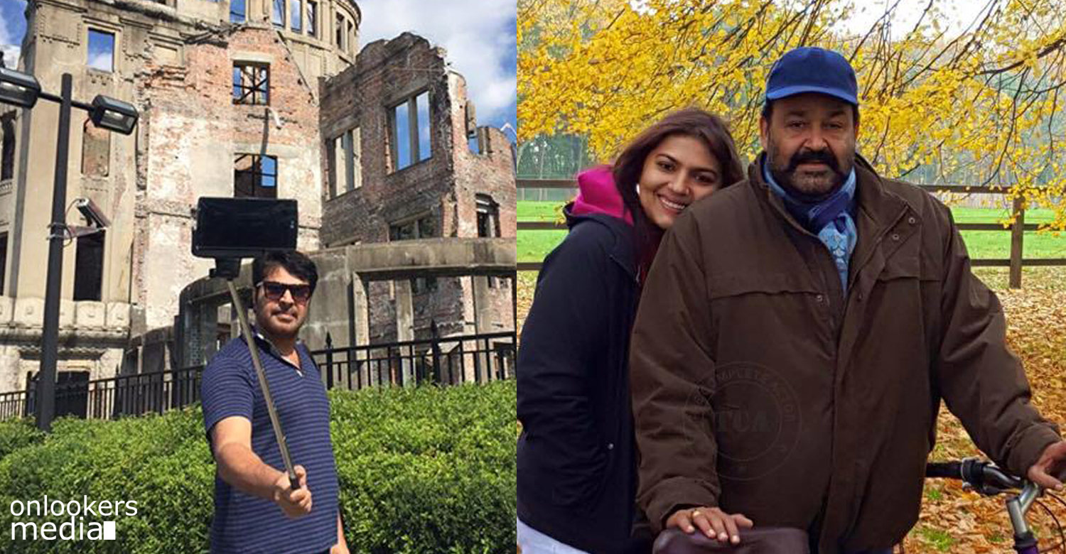Mammootty and Mohanlal now celebrating rare Holidays