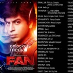 fan kerala theater list, fan theater list, fan ticket booking, shahrukh khan movie fan