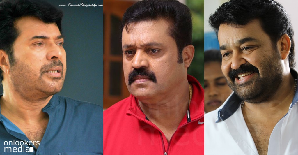 Mohanlal and Mammootty congratulates Suresh Gopi for his achievement