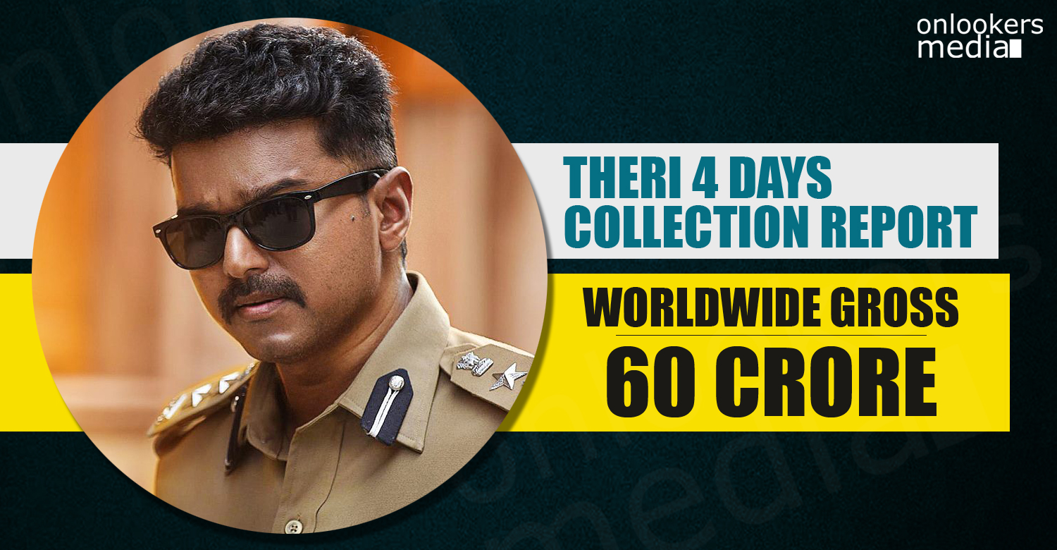 Theri 4 Days Collection, theri collection, vijay in theri, theri chennai collection, theri first week collection, theri total collection report