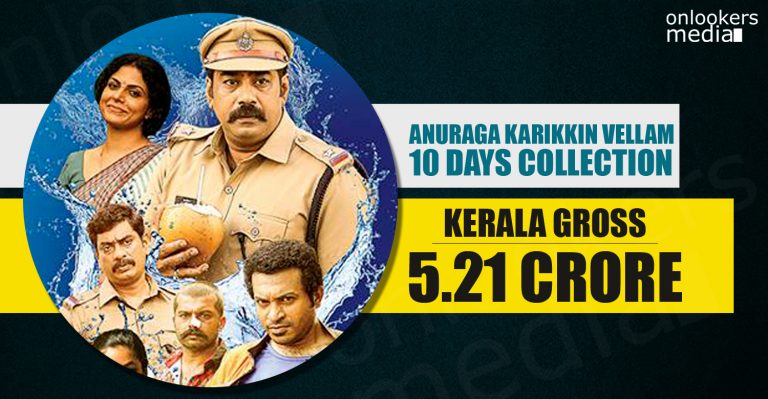 Anuraga Karikkin Vellam Collection Report – 10 Days