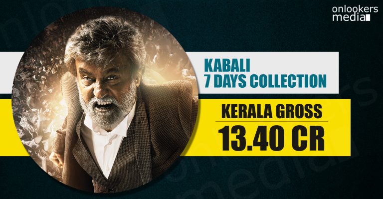 Kerala Box Office : Kabali First Week Collection Report