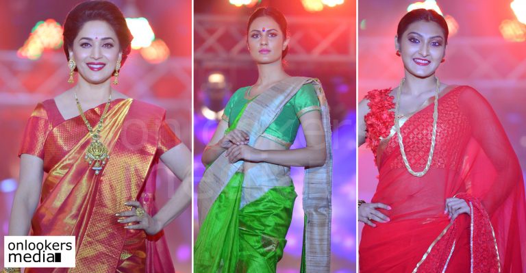Mahalekshmi Silks mega fashion show Saptamukhi 2016 stills