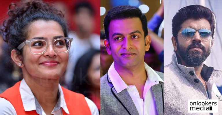 Prithviraj or Nivin Pauly to play the lead in Parvathy directorial movie ?