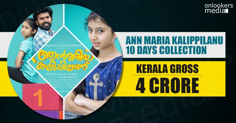 Kerala Box Office : Ann Maria Kalippilaanu Collection Report 10 Days