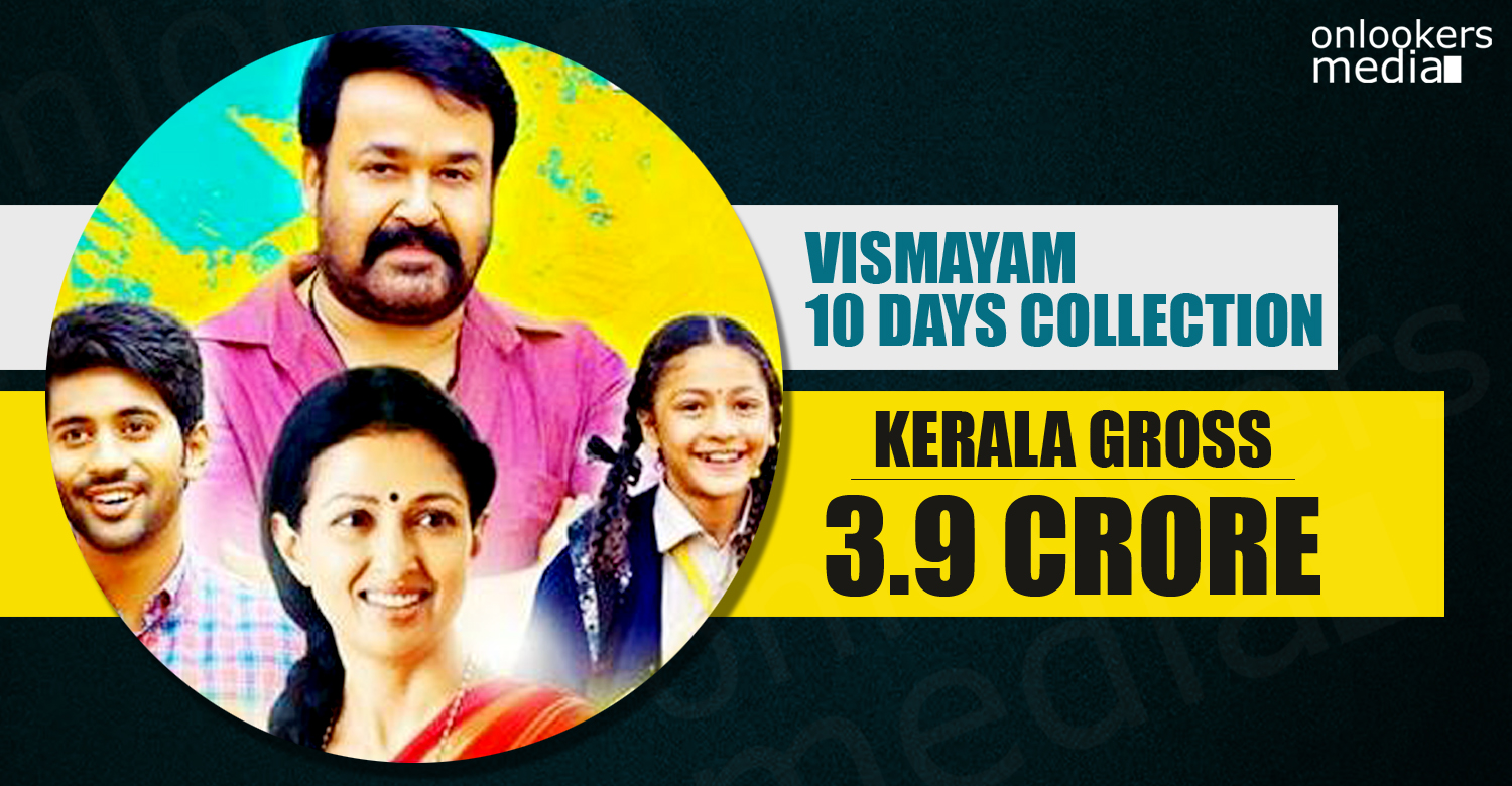 Vismayam Collection report, kerala box office, vismayam hit or flop, manamantha malayalam version , mohanlal