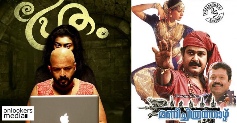 What is the connection between Pretham and Manichitrathazhu ?