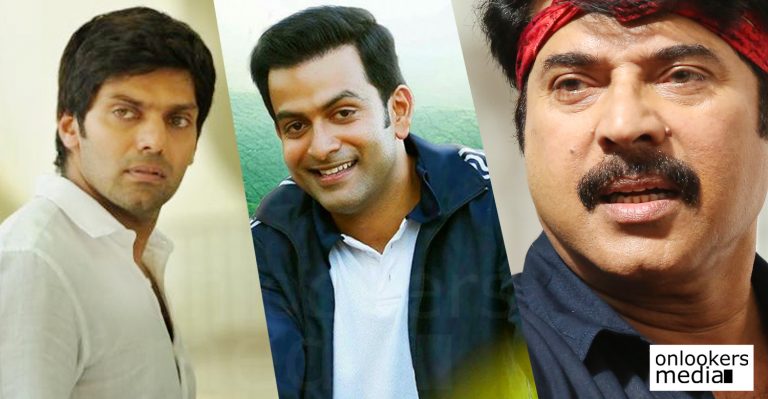 Arya replaces Prithviraj in Mammootty movie The Great Father ?