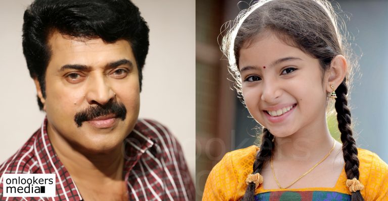 Ann Maria Kalippilanu fame baby Sara Arjun to play the daughter of Mammootty !