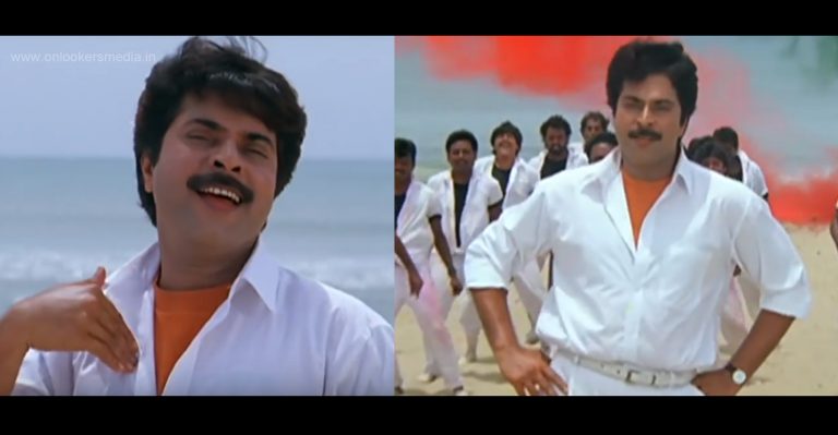 Mega Star Mammootty on the dance floor
