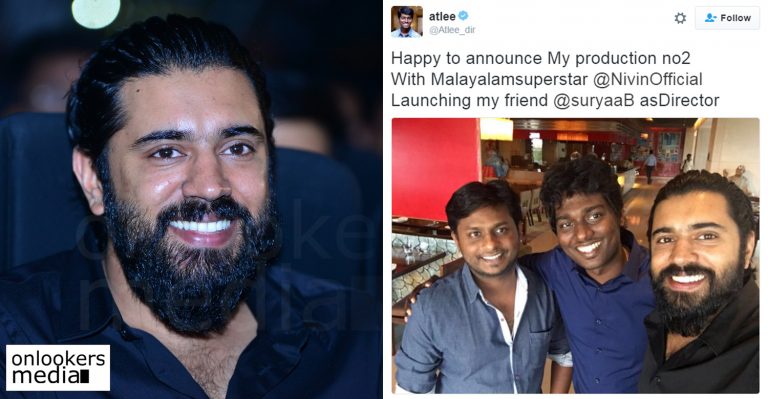 Nivin Pauly to act in Atlee movie