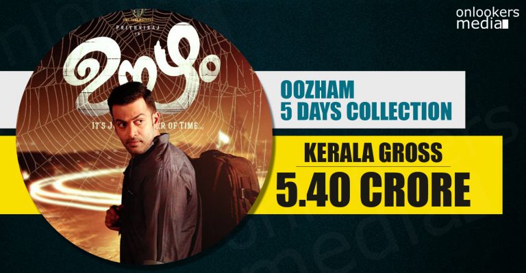 Kerala Box Office : Oozham Collection Report 5 Days