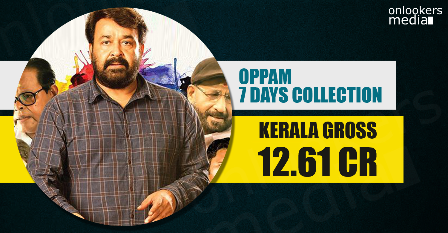 Oppam Collection report, oppam total collection report, kerala box office, mohanlal hit movies, 2016 hit movies