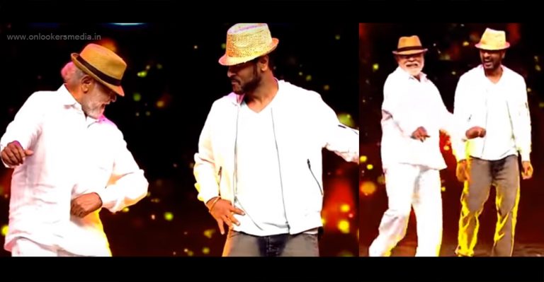 Mugur Sundar, father of Prabhu Deva with his dancing shoes on