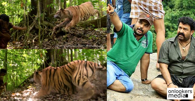 Tiger scene in the Pulimurugan trailer is not computer graphics, says director Vysakh