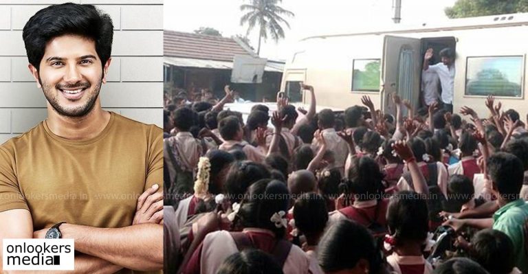 Jomonte Suvisheshangal : Huge rush to see Dulquer Salmaan in Tamilnadu