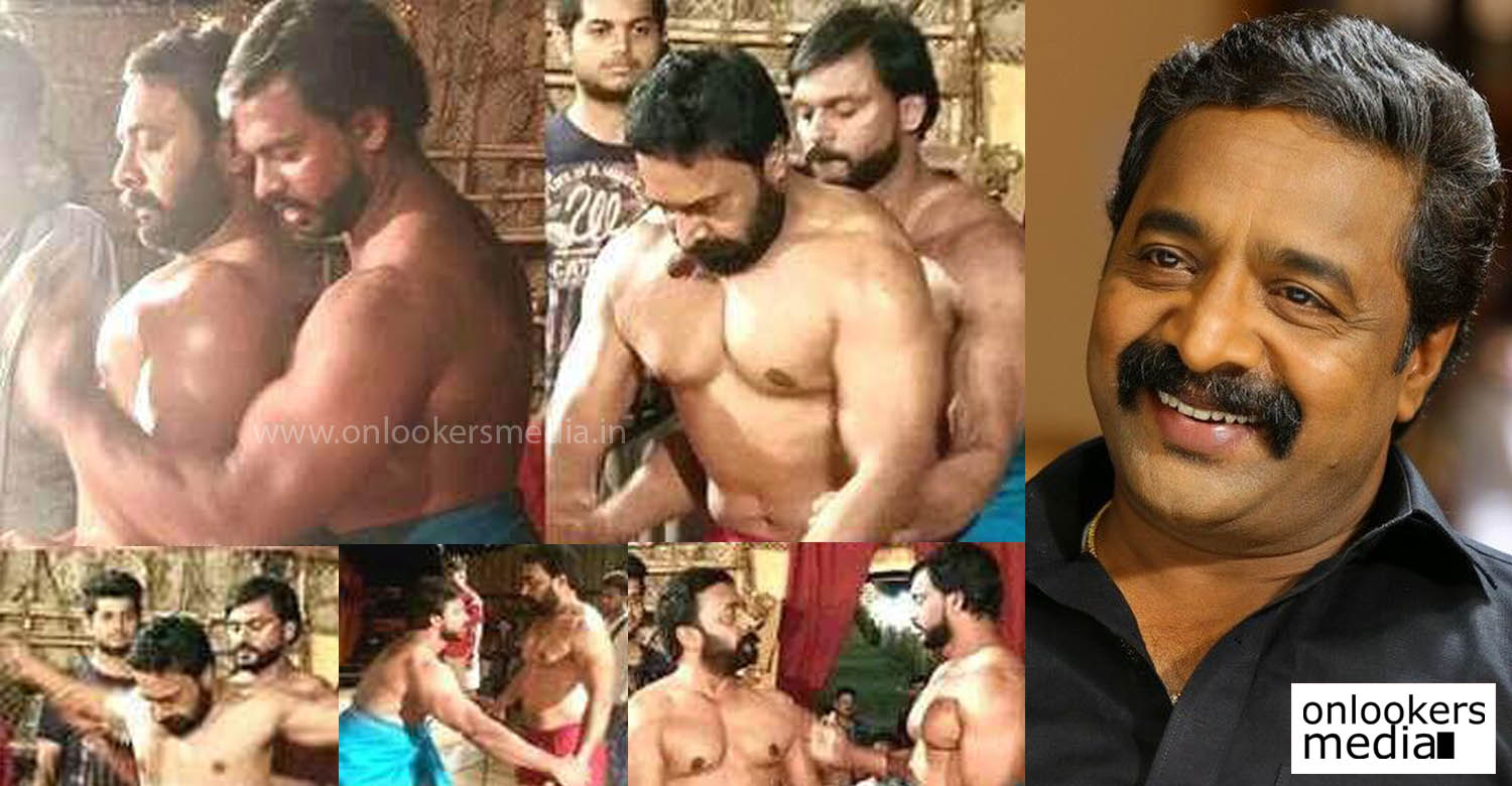 godha malayalam movie, renji panicker body building new look, renji panicker in godha, tovino thomas, malayalam movie 2016, godha movie