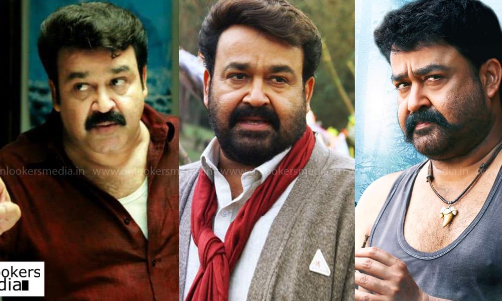 Mohanlal is the only actor in Mollywood with three 50 crore movies