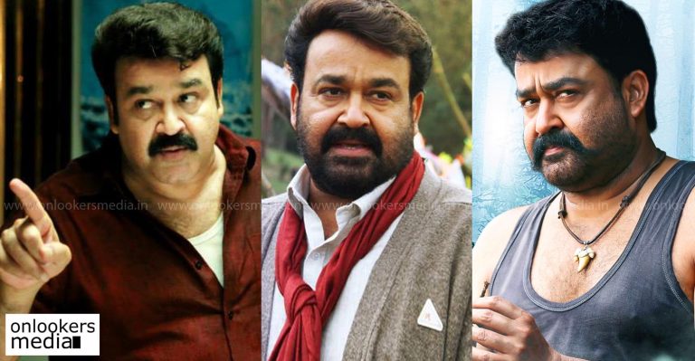 Mohanlal is the only actor in Mollywood with three 50 crore movies