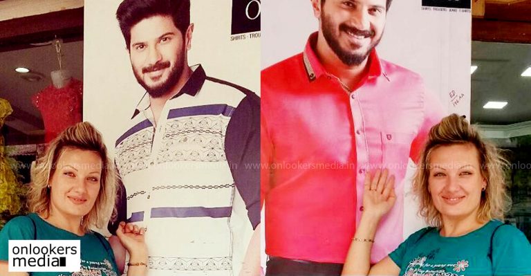 A Russian fan for young megastar Dulquer Salmaan !