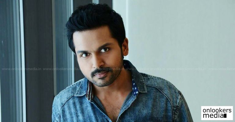 Waiting for an exciting script in Malayalam : Karthi