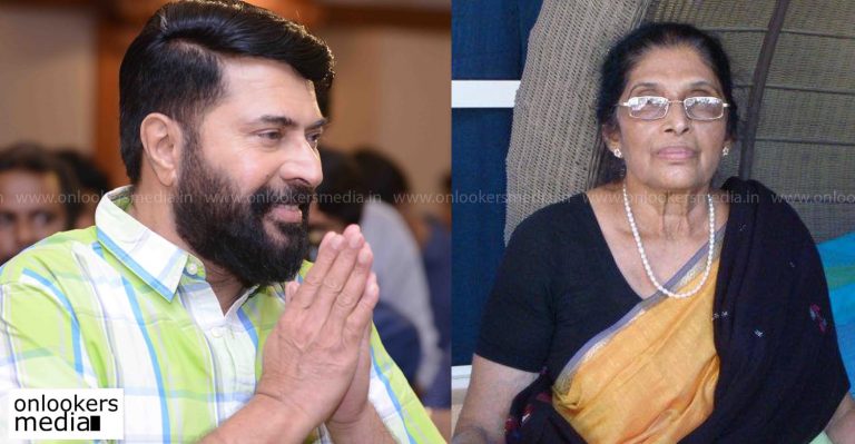Megastar Mammootty visits his school teacher in Dubai