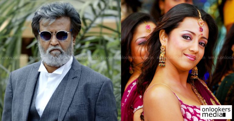 Trisha to pair up with Rajinikanth?