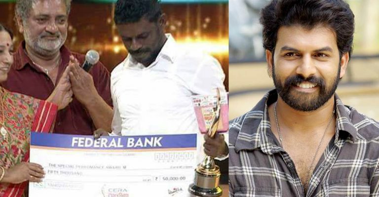 Sunny Wayne thanks Vanitha for awarding Vinayakan