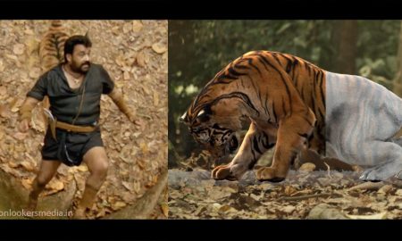 pulimurugan vfx breakdown, pulimurugan making video, pulimurugan tiger original or graphics, latest malayalam movie news, best visual effects team in india