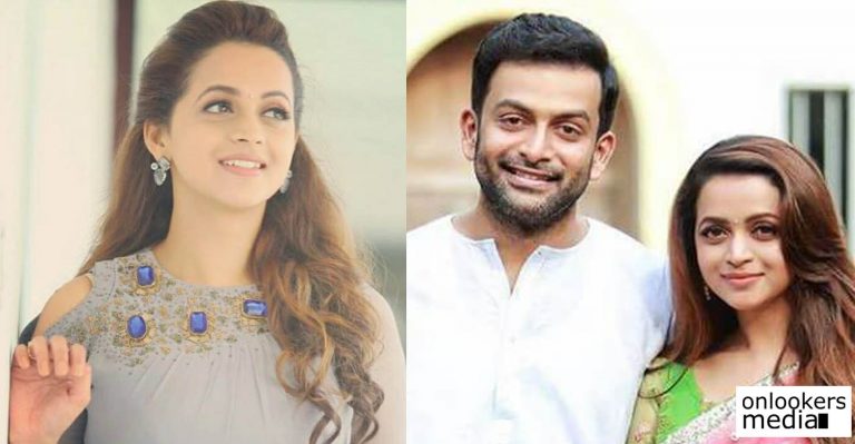 Bhavana moves to Kannada after completing the first schedule of Adam Joan