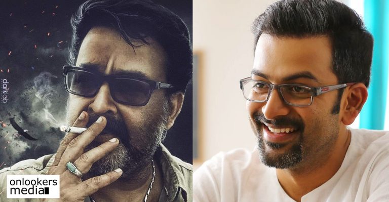 Script works completed for Lucifer Malayalam movie