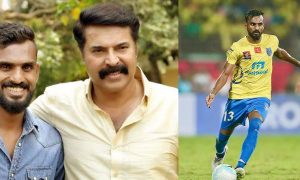 CK Vineeth, CK Vineeth about Mammootty . footballer CK Vineeth , mammootty fan CK Vineeth , mammooka fan footballer CK Vineeth , CK Vineeth mammootty stills ,CK Vineeth new photos