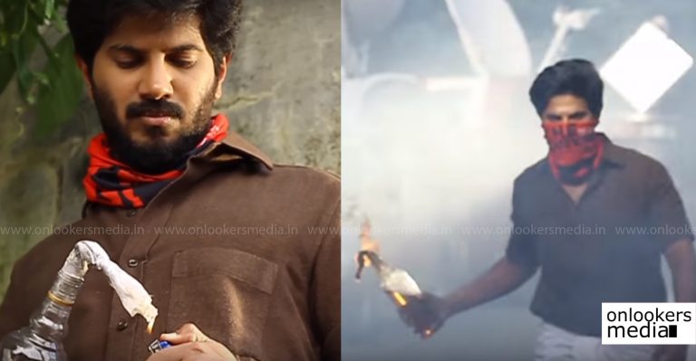 Did Dulquer Salmaan hurl a real petrol bomb in CIA?