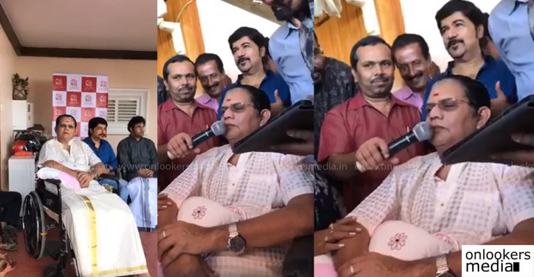 This is the best thing you’ll watch today! Jagathy Sreekumar singing on the World Music Day celebrations organized by RED FM
