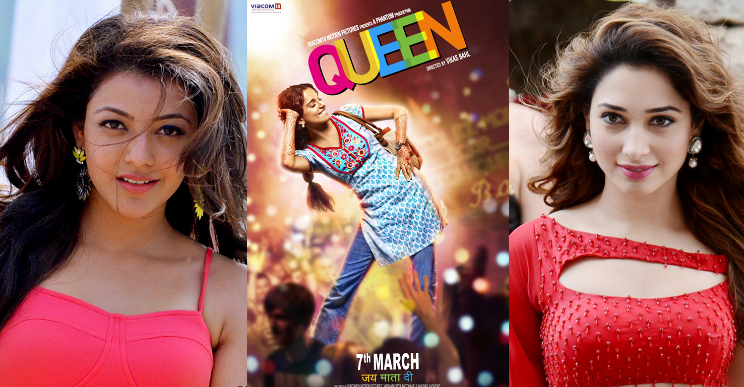 Kajal Agarwal , Tamannaah ,Kajal Agarwal to replace Tamannaah ,actress Kajal Agarwal actress Tamannaah , Tamil remake movie Queen ,Tamil Queen stills, Kajal Agarwal Queen movie stills,Queen movie posters ,Queen movie stills