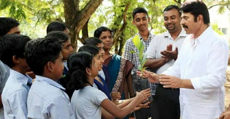 Mammootty spreads awareness among students on World Environment Day
